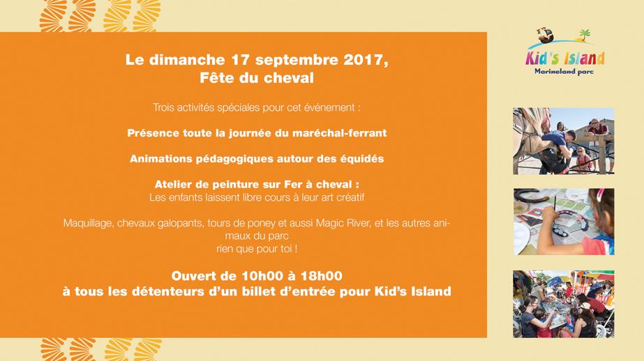 Fête du cheval 2017 à Kid's Island